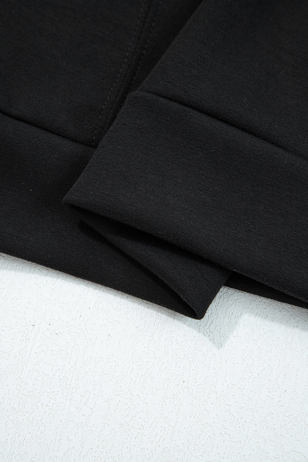 Ensemble pull col zippé et pantalon à cordon de serrage