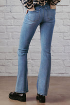High Rise 5 Pockets Bootcut Jeans