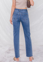 High Rise Straight Jeans
