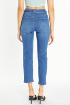 Super High Rise Ribbon Straight Jeans