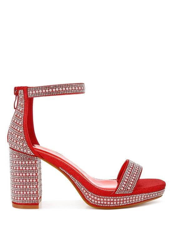 Mejuri Rhinestones And Pearl Embellished Sandals - VacationGrabs