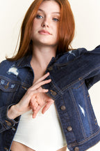 Destructed Regular Fit Denim Jacket