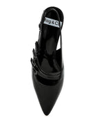Kanebei Triple Strap Slingback Sandals - VacationGrabs