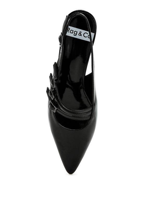 Kanebei Triple Strap Slingback Sandals - VacationGrabs