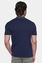 The Mercerized Cotton Polo (Navy)