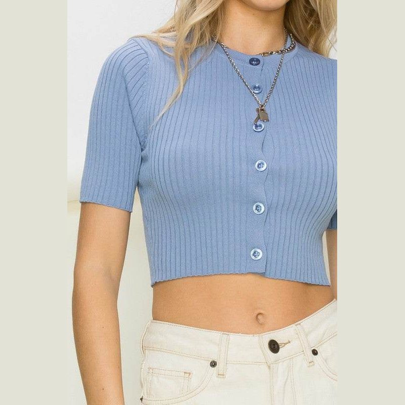 Women's Touch of Sweetness Cropped Cardigans - VacationGrabs
