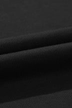 Solid Tied High-Waist Pleated Sweatpants