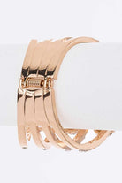 Women's Jewelry - BraceletsCrystal Skull Hinge Bangle - VacationGrabs