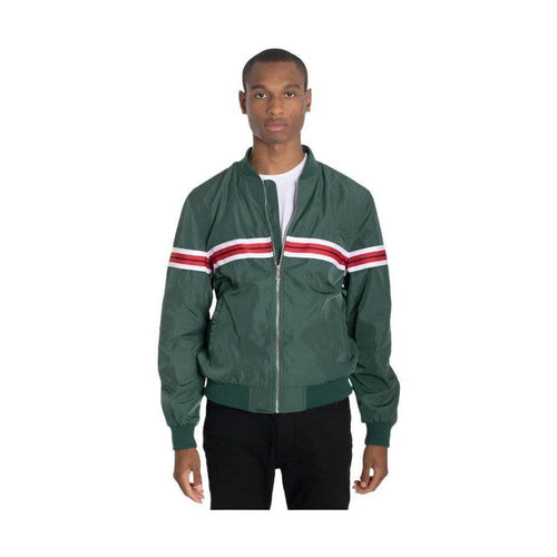 Luxury Woven Taped Bomber Jacket - VacationGrabs