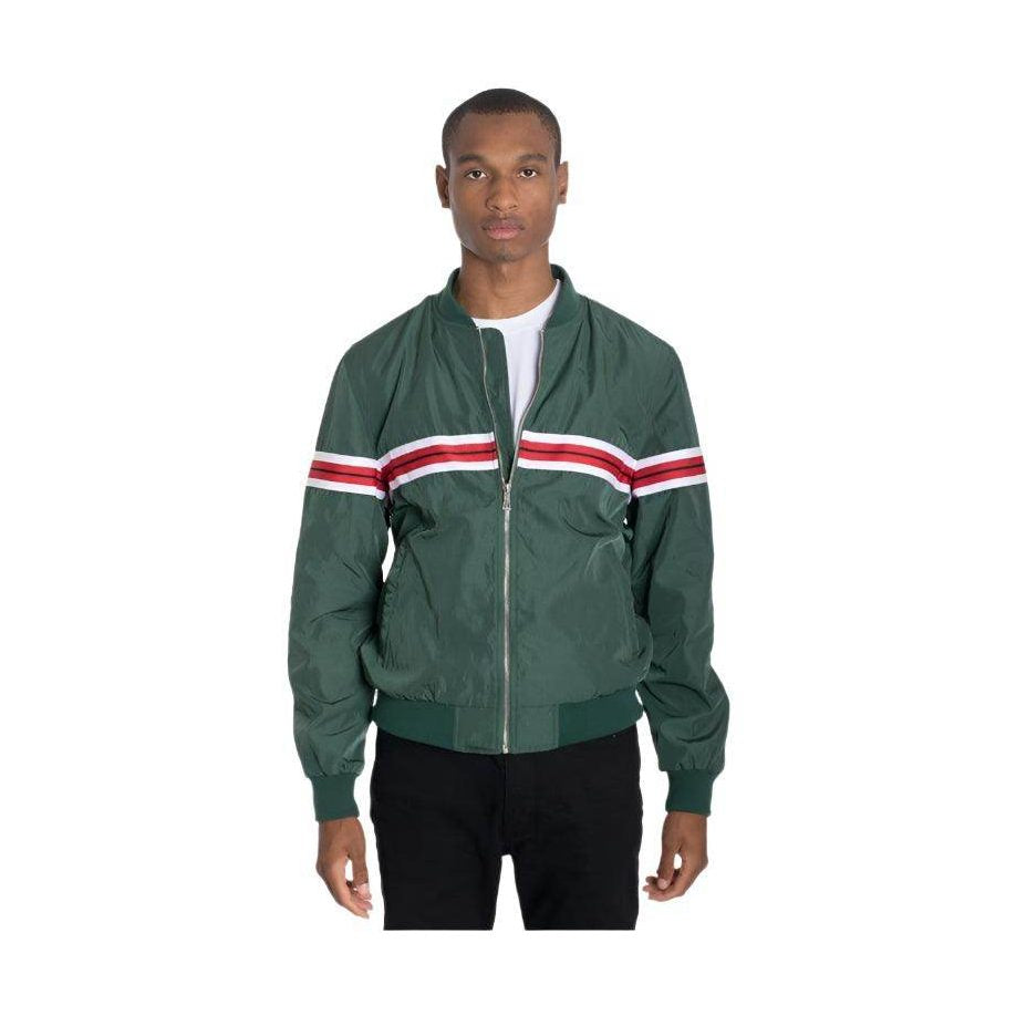 Luxury Woven Taped Bomber Jacket - VacationGrabs