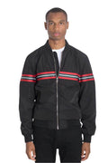 Luxury Woven Taped Bomber Jacket - VacationGrabs