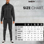 Mens Track Sets with Reflective Piping - VacationGrabs