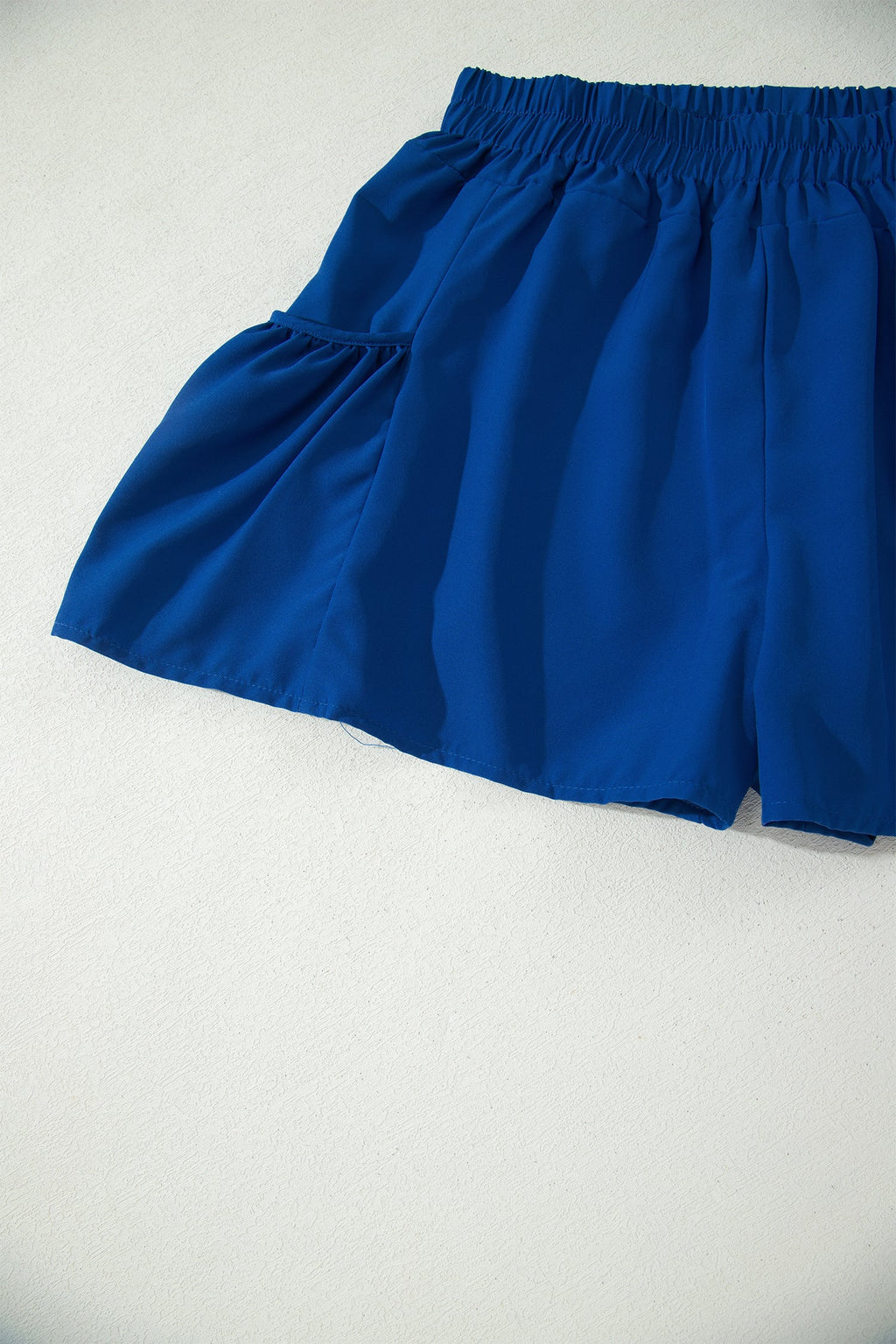 Solid Ribbed Tank & Wide Leg Shorts Set