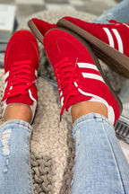 Harper Lace Up Flat Shoes