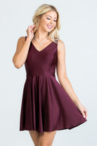 Women's DressesSleeveless Dalia Fit and Flared Tricot Dress - VacationGrabs