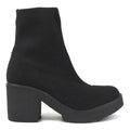 Womens Sock High Bootie Mid-Calf Boots - VacationGrabs