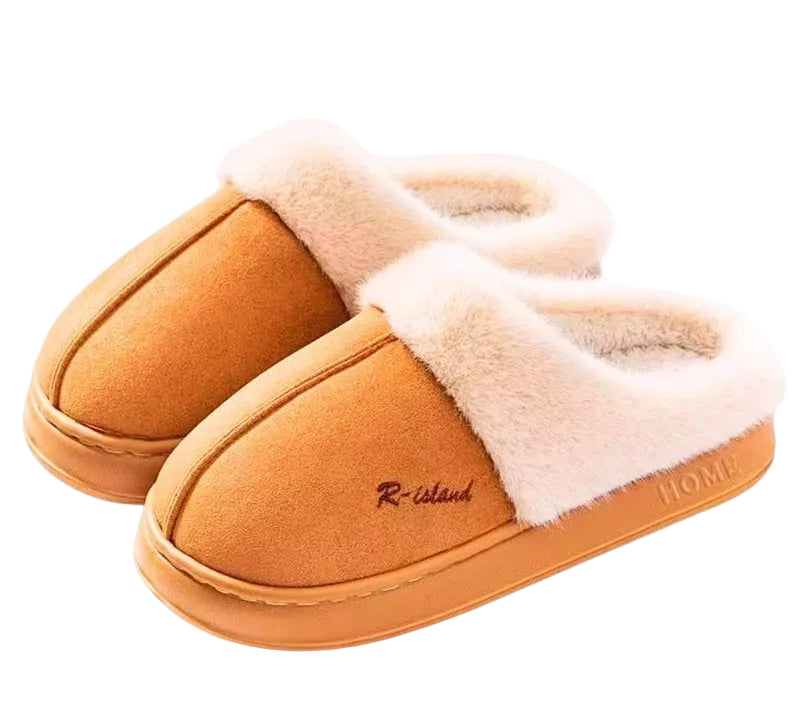 Womens Fleece Lined Hearth Slippers