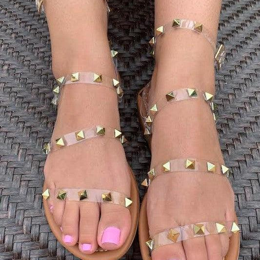 Women's Shoes - Sandals Women's Shoes Strappy Sandal With Studs