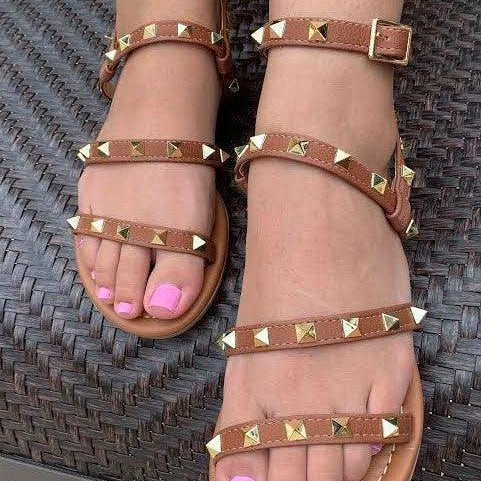 Women's Shoes - Sandals Women's Shoes Strappy Sandal With Studs