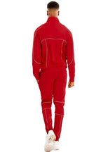Mens Track Sets with Reflective Piping - VacationGrabs