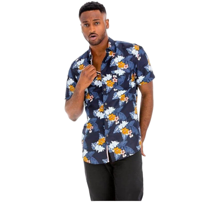 Tropical PRINT HAWAIIAN SHIRTs for Men - VacationGrabs