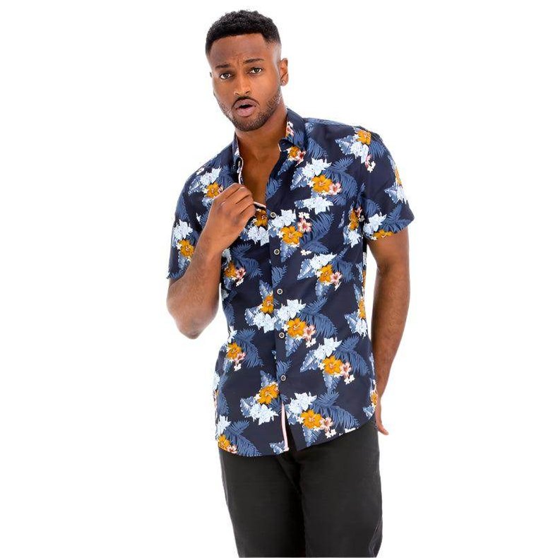 Tropical PRINT HAWAIIAN SHIRTs for Men - VacationGrabs