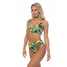 Ribbed Elastic Band Bikini Set - VacationGrabs
