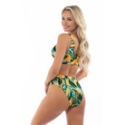 Ribbed Elastic Band Bikini Set - VacationGrabs