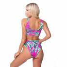 Ribbed Elastic Band Bikini Set - VacationGrabs