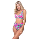 Ribbed Elastic Band Bikini Set - VacationGrabs