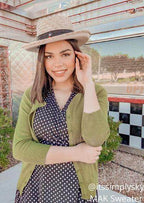 Crewneck Button Down Knit Cardigan Sweater - VacationGrabs