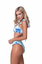 Floral Ruffled Bikini Set - VacationGrabs