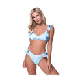 Floral Ruffled Bikini Set - VacationGrabs