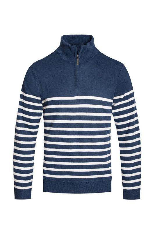 Quarter Zipper Pullover Sweaters for Men - VacationGrabs