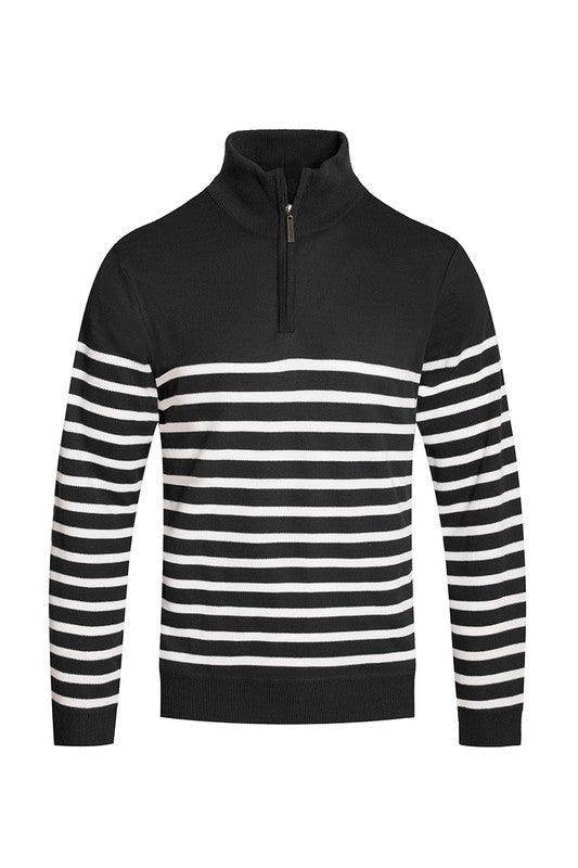 Quarter Zipper Pullover Sweaters for Men - VacationGrabs
