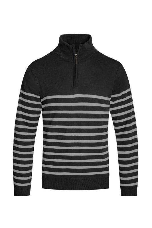 Quarter Zipper Pullover Sweaters for Men - VacationGrabs