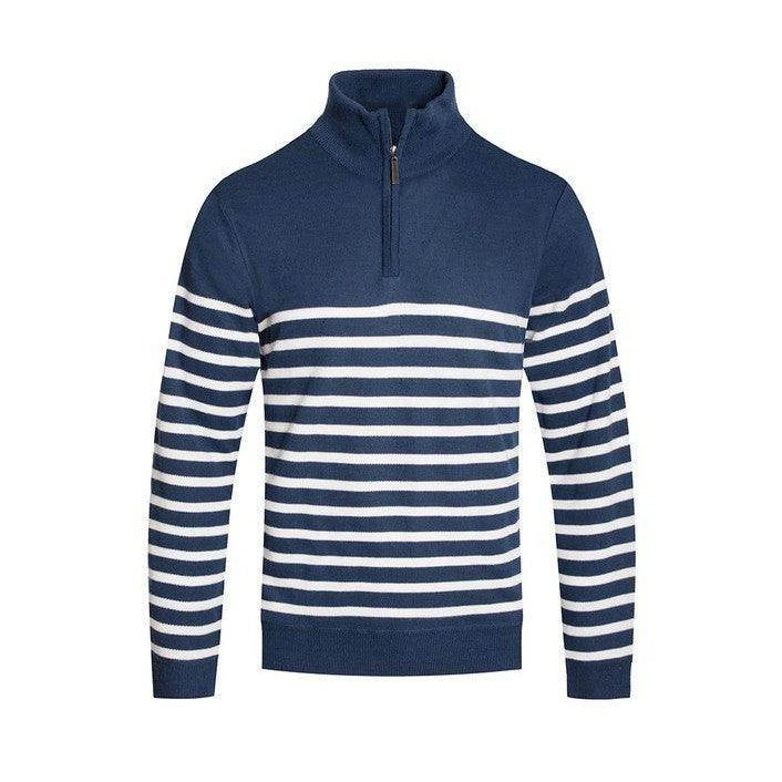 Mens Pullover Sweaters Quarter Zip - VacationGrabs
