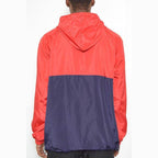 Color Block Jacket Pullover Windbreaker - VacationGrabs