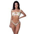 Lemon Ruffle Bikini Set - VacationGrabs