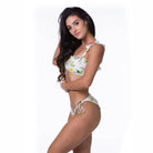 Lemon Ruffle Bikini Set - VacationGrabs