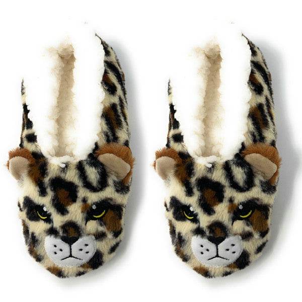 Cheetah Bang - Women's Cozy House Slipper - VacationGrabs