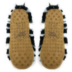 ZZ Zebra - Women's Fluffy Animal House Slippers - VacationGrabs