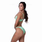 Solid Cute Bandeau Bikini Set - VacationGrabs