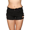 Buckled Down Denim Shorts in Black, White or Blue - VacationGrabs