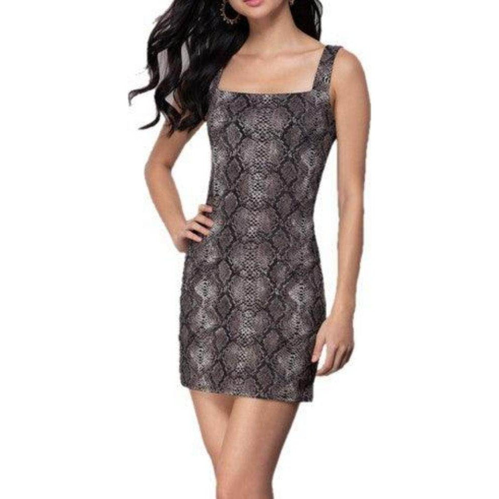 Juniors Snakeskin Dress - VacationGrabs