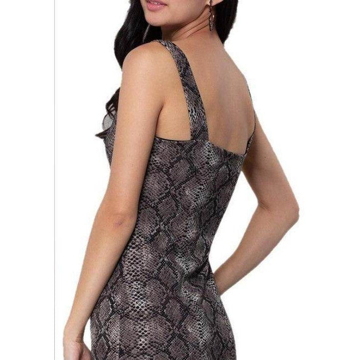 Juniors Snakeskin Dress - VacationGrabs