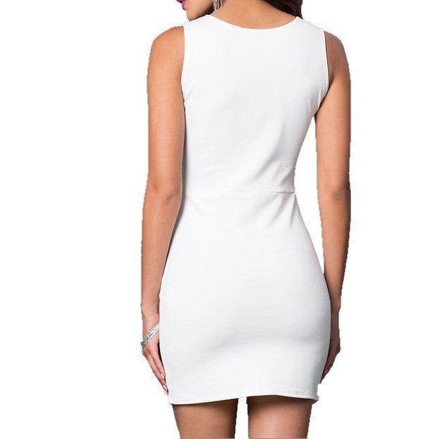 Juniors Envelope Slip Bottom Dress - VacationGrabs