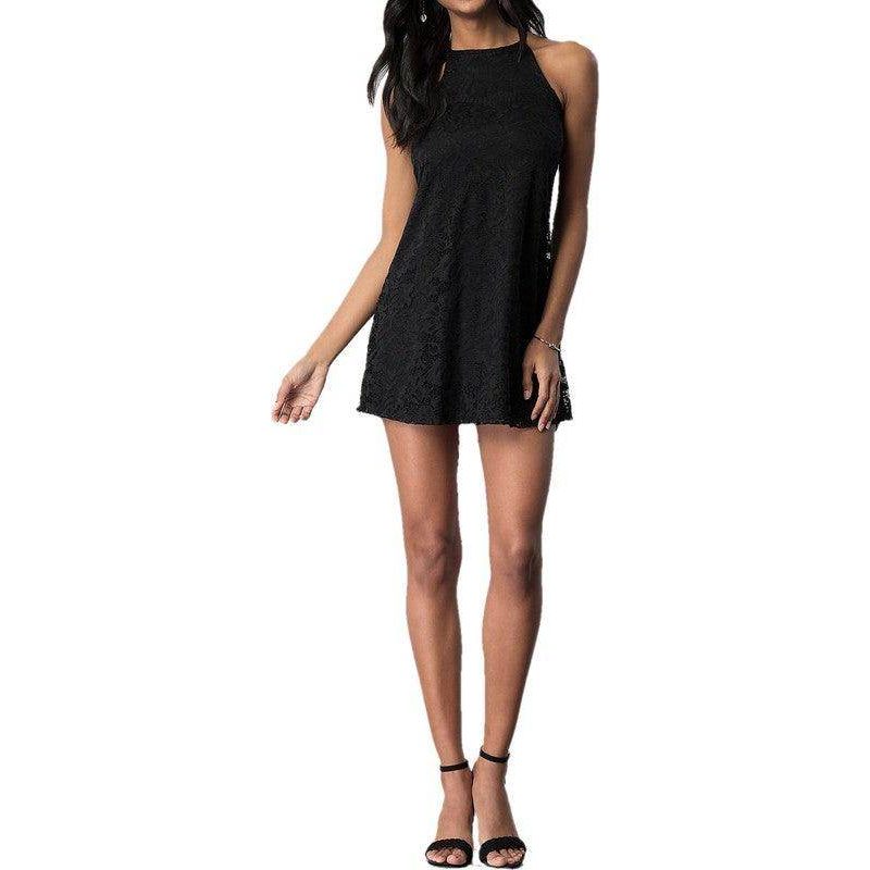 Junior's Short Lace Party Dress - VacationGrabs