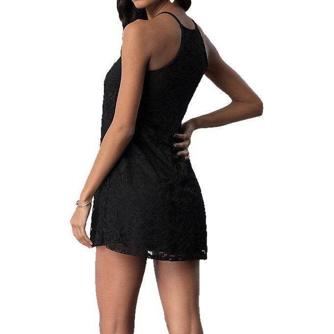 Junior's Short Lace Party Dress - VacationGrabs