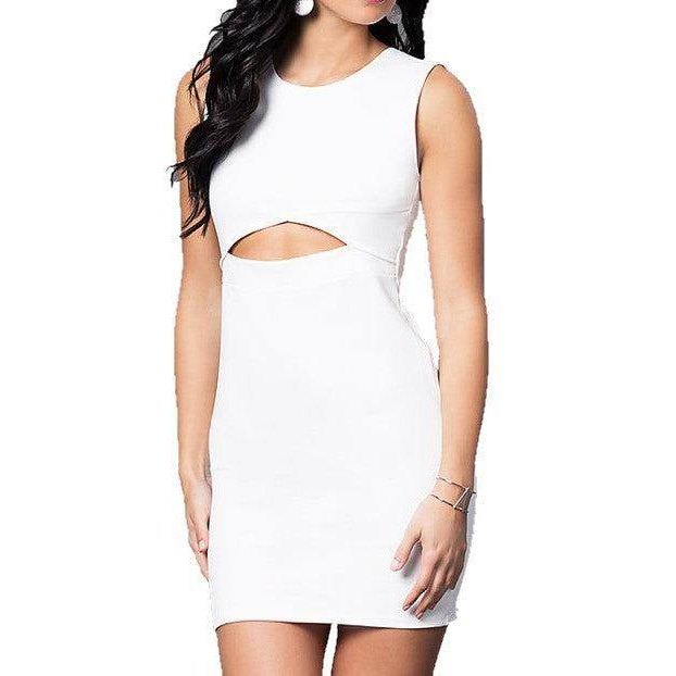 Juniors Peekaboo Dress - VacationGrabs